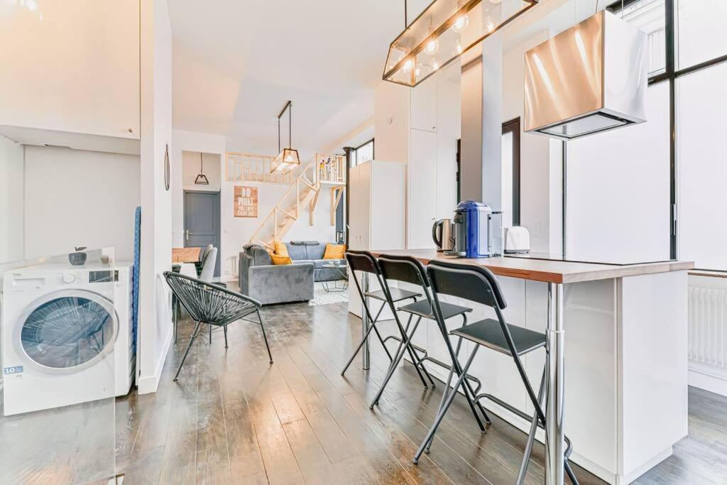 Renovated Design Apartment In Montparnasse Paris Exterior foto