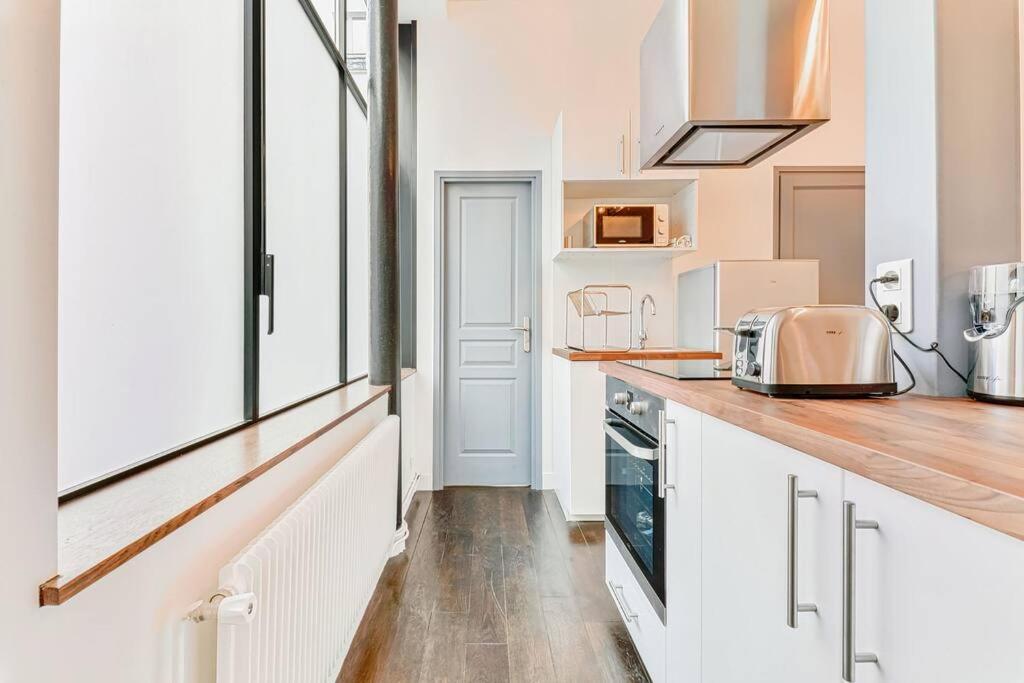 Renovated Design Apartment In Montparnasse Paris Exterior foto